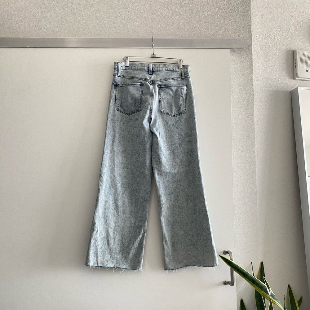 Joe's Jeans The Mia High Rise Wide Ankle Acid Wash Jean in Clueless Size 30 - Picture 5 of 8